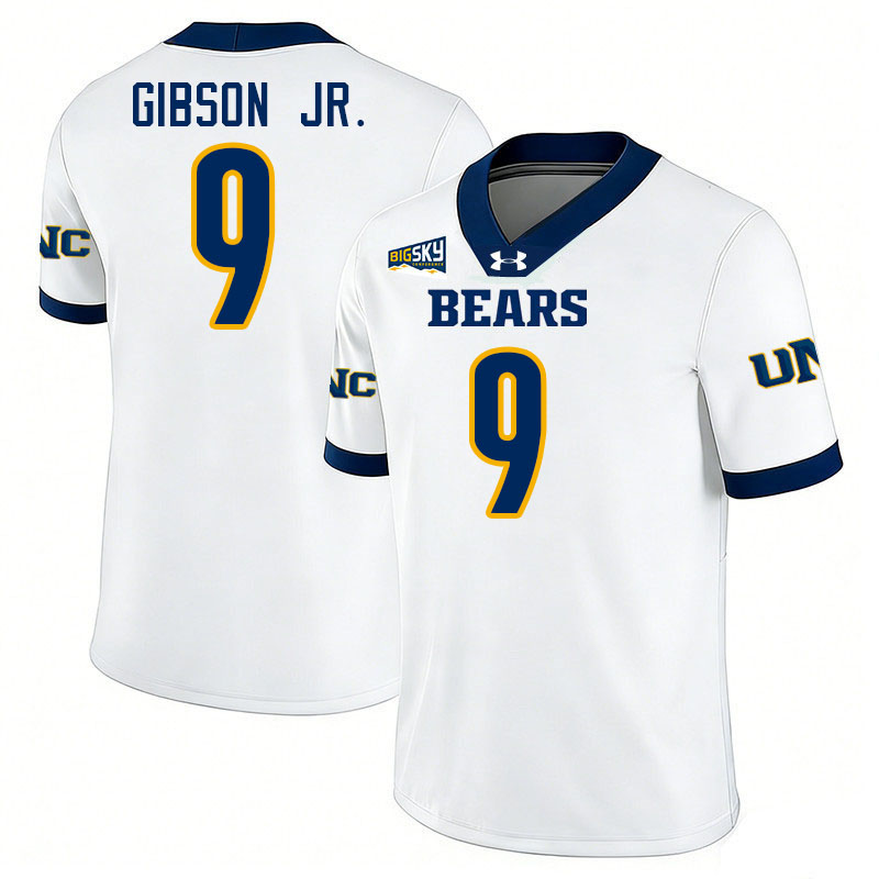 Northern Colorado Bears #9 Eric Gibson Jr. College Football Jerseys,Uniforms Stitched-White